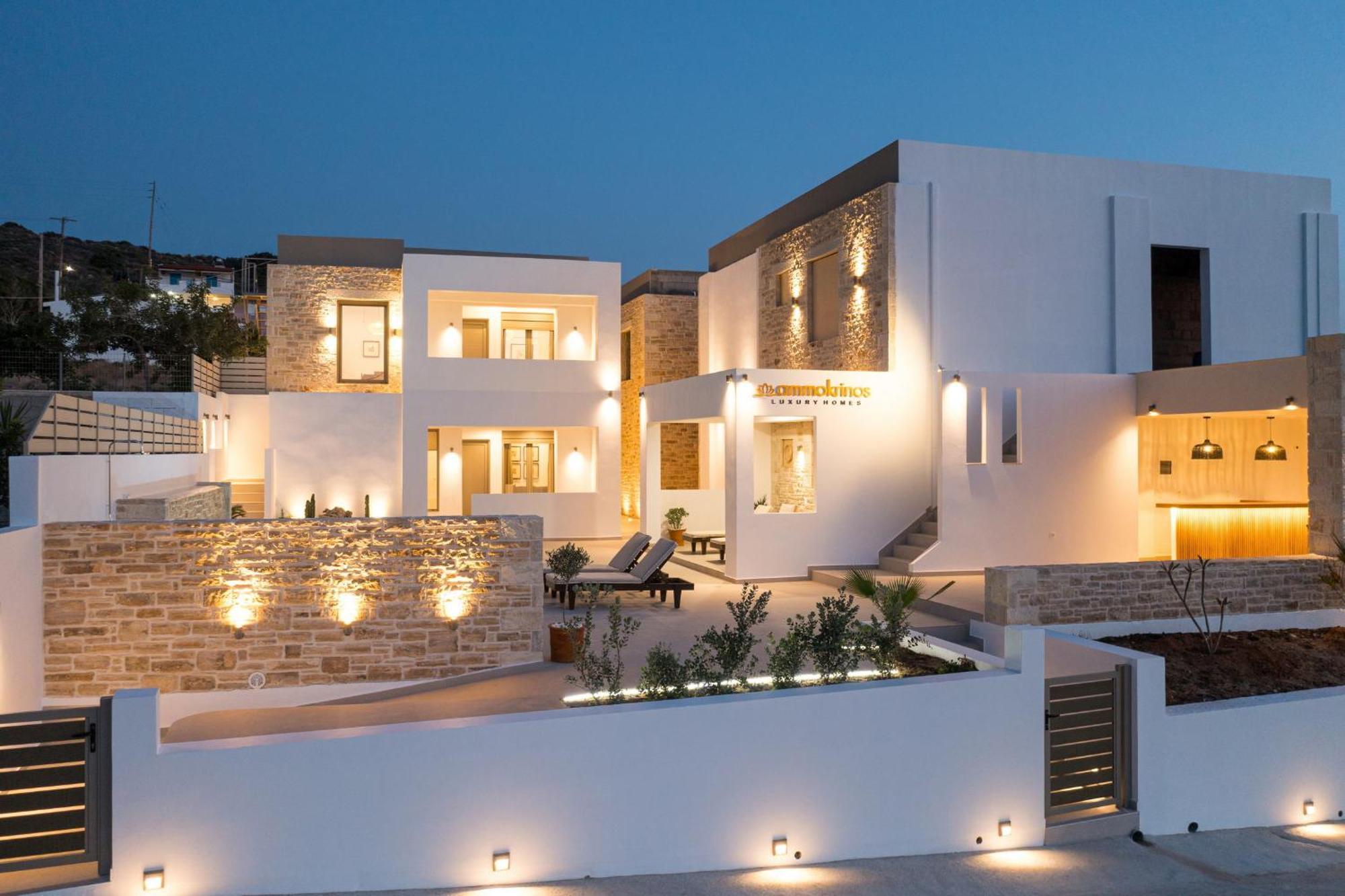 Ammokrinos Luxury Homes,150M From The Beach Kalamaki  Exterior photo