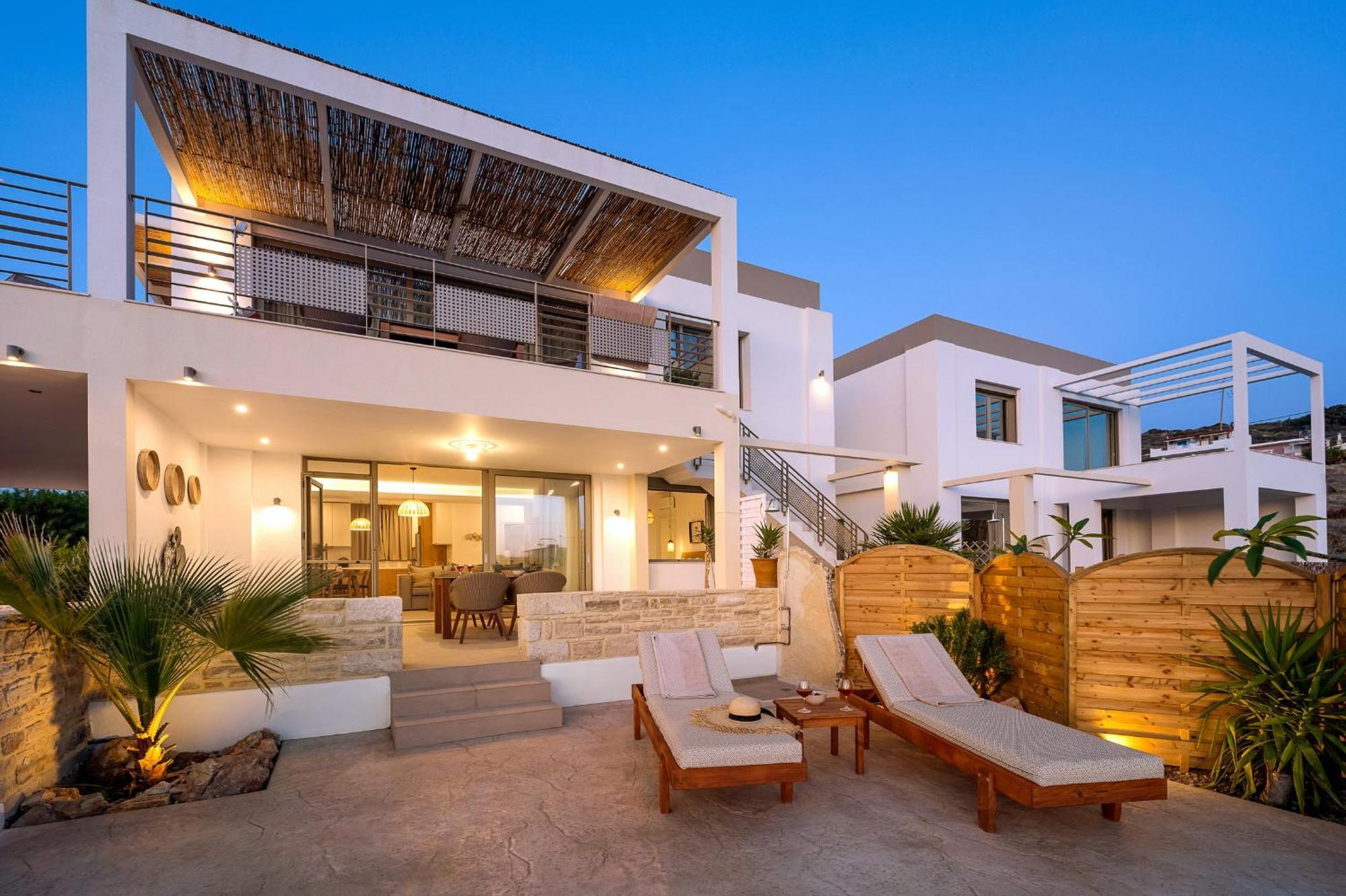 Ammokrinos Luxury Homes,150M From The Beach Kalamaki  Exterior photo