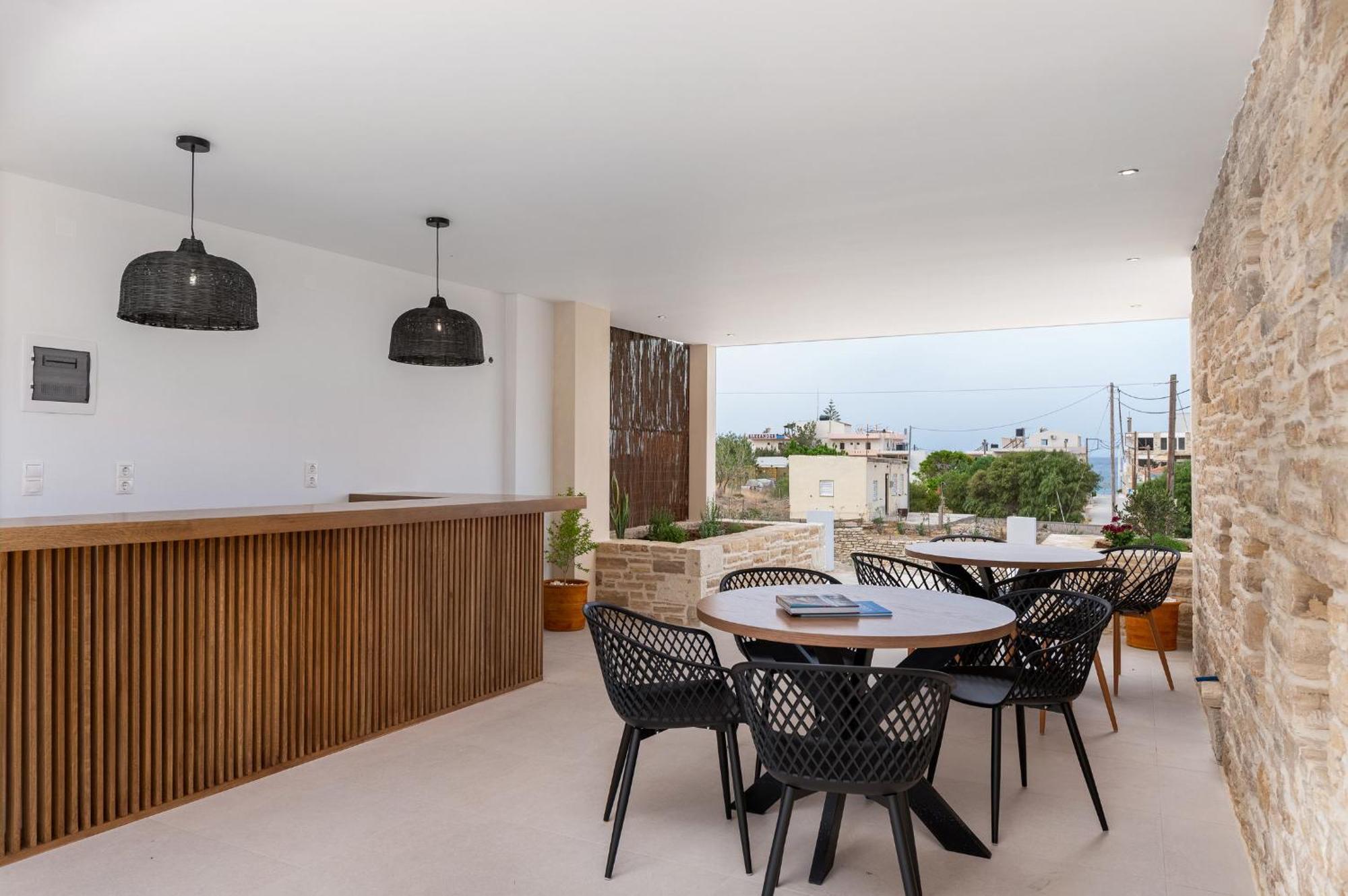 Ammokrinos Luxury Homes,150M From The Beach Kalamaki  Exterior photo