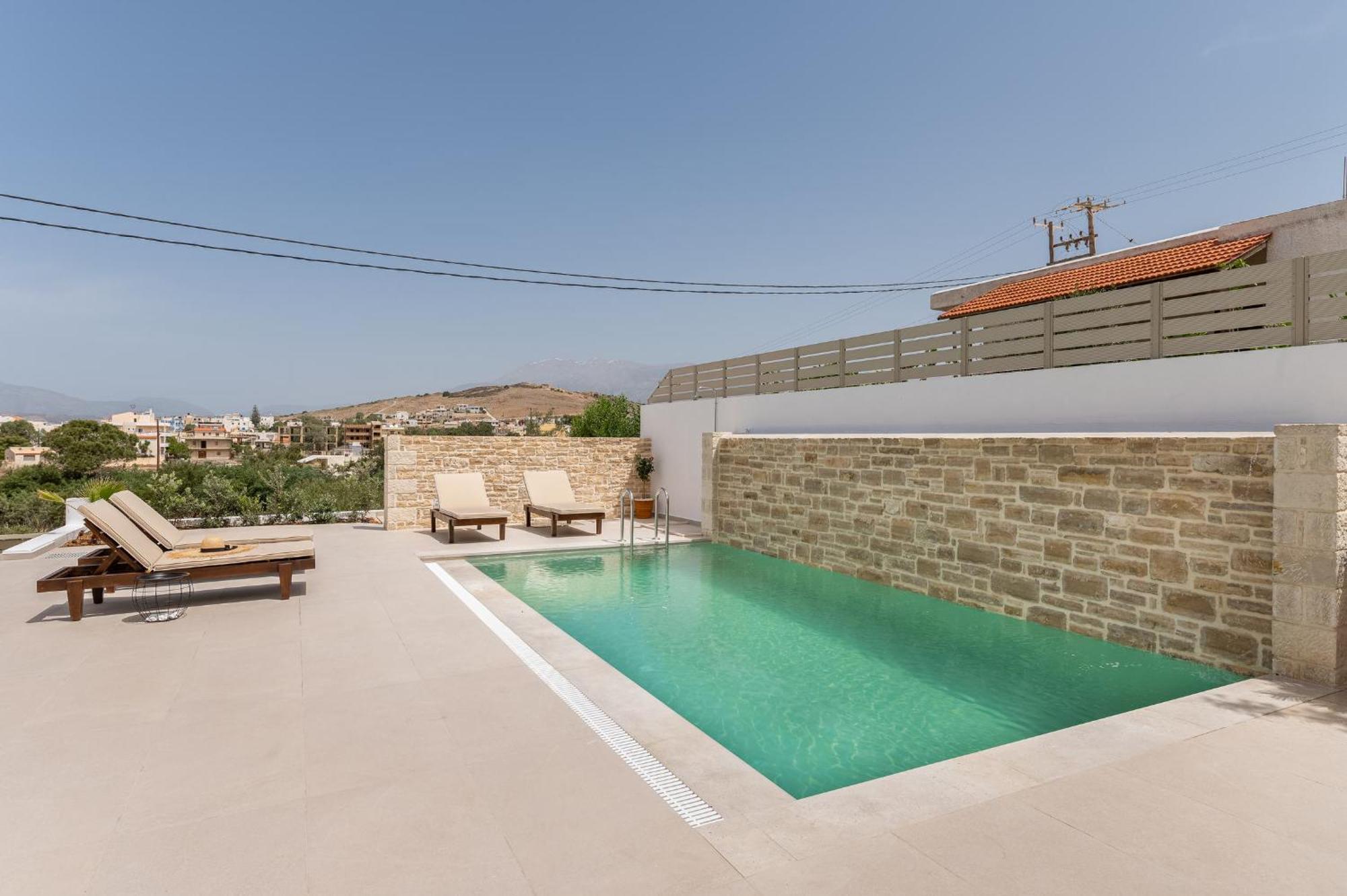 Ammokrinos Luxury Homes,150M From The Beach Kalamaki  Exterior photo