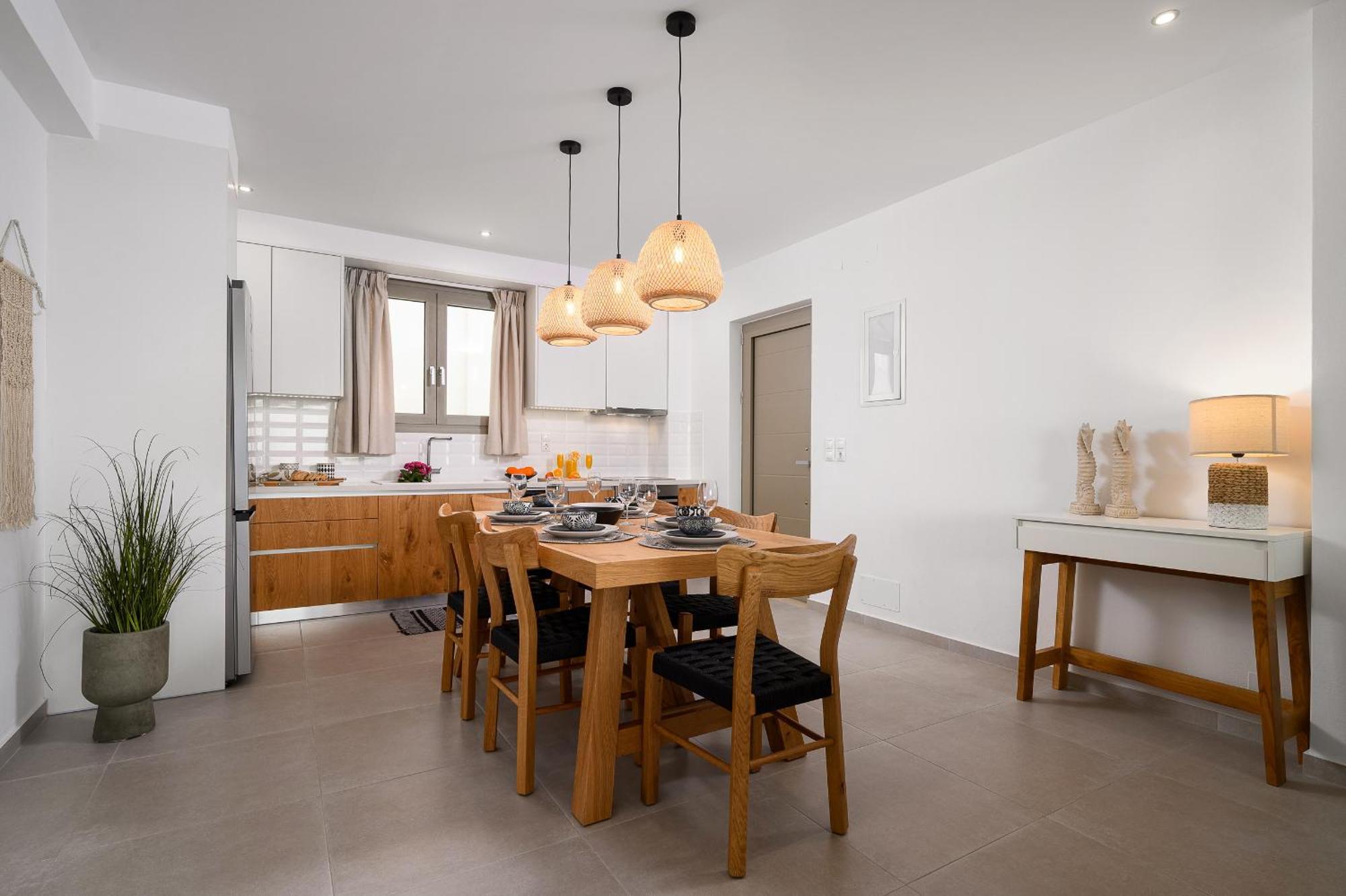 Ammokrinos Luxury Homes,150M From The Beach Kalamaki  Exterior photo