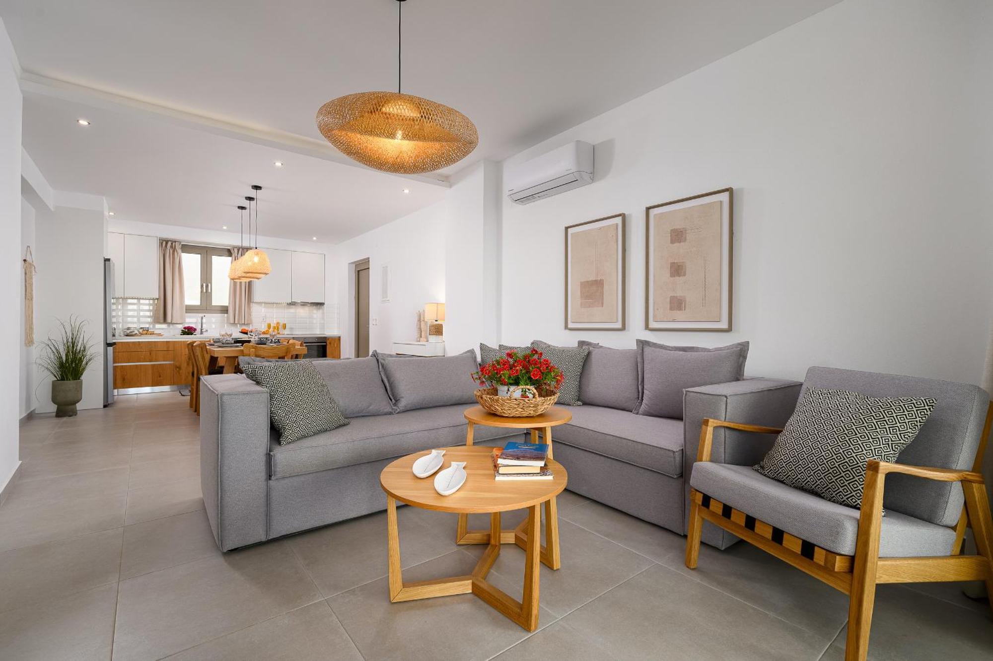 Ammokrinos Luxury Homes,150M From The Beach Kalamaki  Exterior photo